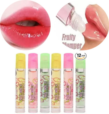 Hidden Beauty Color change Natural Lip Smacker gloss Pack of 6 c3(15 ml, Pink)