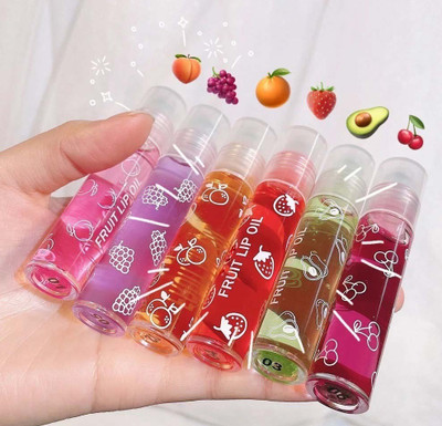 GABBU Juice Lip Gloss Balm Pack of 6 Multicolour.. fruit(Pack of: 6, 12 g)
