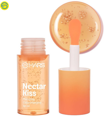 MARS Lip Oil With Fat Applicator | Plumping, Color Changing, Hydrating & Moisturizing(4.8 ml, NECTAR KISS)