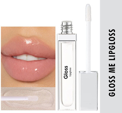 MYEONG Lips Makeup Lip Gloss & Soft Matte Shine Lip Glossy Finish(6 ml, Transparent)