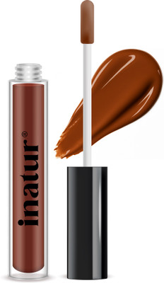 inatur Lip Gloss | Long Lasting and Hydrating For Plum & Shiny Lips(2 ml, Wild Brown)