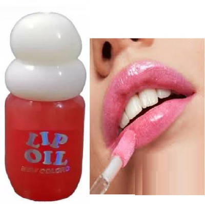 Luipui best amazing red color change to pink lip gloss pack of 1(7 ml, pink)