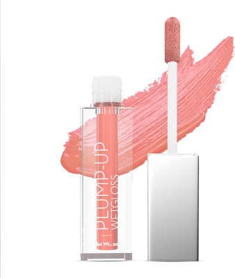 SWISS BEAUTY Plump-Up Wet Lip Gloss(2 ml, Caramel Crush)