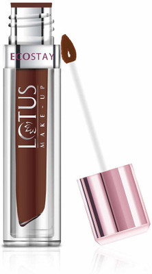 LOTUS MAKE - UP Ecostay Matte Lip Lacquer(Rustic Brown, 4 g)