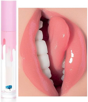 GFSU - GO FOR SOMETHING UNIQUE Best Korean High Shine Non-Sticky Flower Lip Gloss For Women(6 ml, TRANSPARENT)
