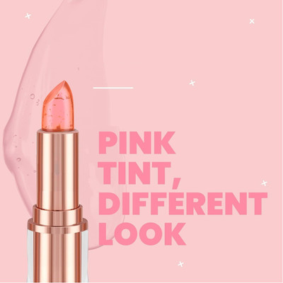GFSU - GO FOR SOMETHING UNIQUE Long Lasting Colour changing Tinted Balm Lipstick Hydrating & Moisturising(3.6 g, PINK)