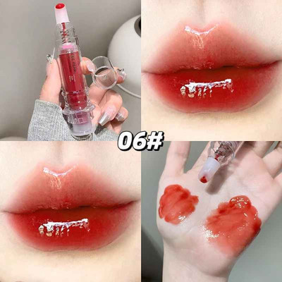 DAIMANPU Transparent Lip Essence – Honey Moisturizing & Brightening Lip Pomade(3.5 ml, Red Bloody)