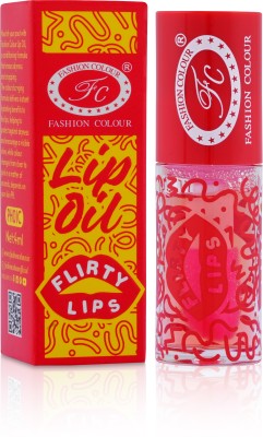 FASHION COLOUR Flirty Lips & Cheek oil for Women | Colour Changing PH Lip Oil(4 ml, Watermelon)