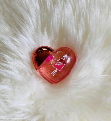 Rudvya Cute Lip Oil Glossy Heart Shape Pink Lip Gloss Tint(4 ml, Multicolor)