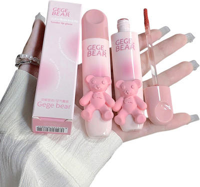 GEGE BEAR Velvet Matte Lip Tint – Long-Lasting, Soft Mist Hydrating Lip Glaze(2.5 g, 01-MICRO FAN DAI)