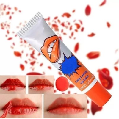 Latixmat Peeling Liquid Lipstick Waterproof Long Lasting Lip Mask Lip Stain(15 ml, Sweet Orange)