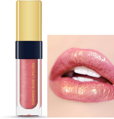 GABBU Diamond Shine Lip Gloss Lipstick for Glossy Effect Spring Glow(6 ml, Spring Glow)