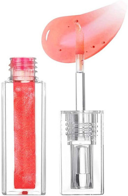 Latixmat Plumping Glimmer Color Changing Lip Gloss Long Lasting Nourishing(5 ml, Orange)