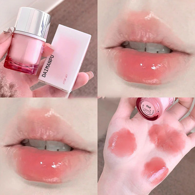 DAIMANPU GegeBear Velvet Lip Tint & Moisturizing Lip Jelly Hydrated Lips(5 g, Shade 01.Almond Frozen)