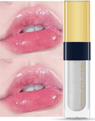 tanvi27 Highly Pigmented Metallic-Finished Hydrating Lip Gloss For Dry Lips(6 ml, Transparent)