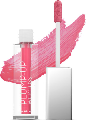 SWISS BEAUTY Plump-Up Wet Lip Gloss(2 ml, Spunky Pink)