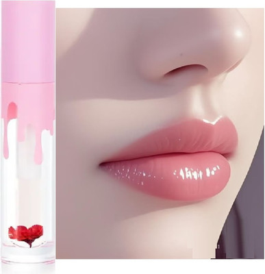 GABBU Flower Lip Gloss | Lightweight,Non Sticky and Hydrating Lip Gloss(6 ml, TRANSPRANT)