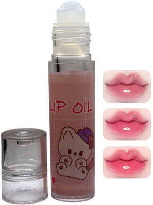 LILLYAMOR New Magic Soft Natural Lip Roll-on Lip Gloss Long-Lasting Shine Set of 1(6 ml, Transparent)