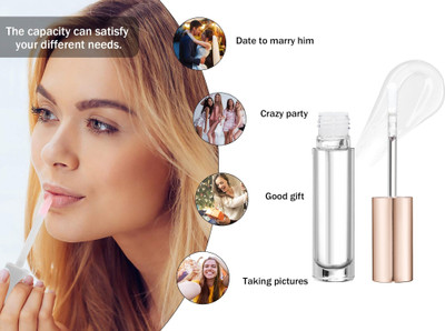 Sheny Lip gloss shiny soft formula high pigment formula(10 ml, Transparent)