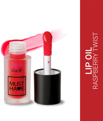 Iba Must Have High Shine Lip Oil with Vitamin C for Making Lips Brighter and Pinker(2.6 ml, 01 Raspberry Twist)