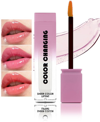 HUZURLU Cute Korean Color Changing Lip Gloss Lip Stain(4 ml)