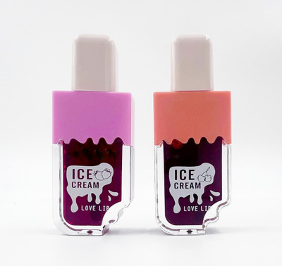 moan's Lip Tint Adds a Natural Radiance and Softness to Your Lips(2 Pcs)(5.7 ml, Multicolor)