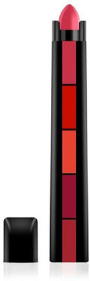 LILLYAMOR 5 In 1 Lipstick Long Lasting Matte Finish Five Shades In One(Multicolored, 7.5 g)