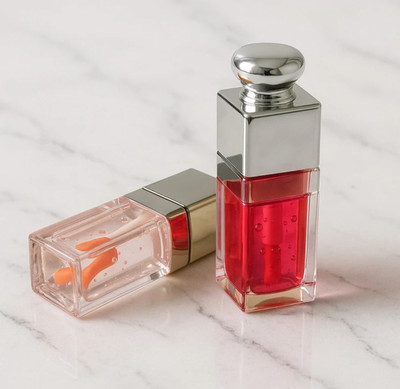 pink cheeks Lip Glow Oil Color Reviver Peach Glow Peach Glow(10 ml, MULTICOLOR)