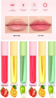 LILLYAMOR Nourishing Glossy Transparent Lip Oil, Plumping Lip(10.8 g, PINK)