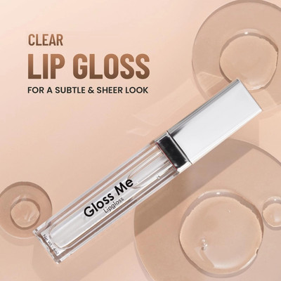 nn Non-sticky texture | Lightweight | Glass-like shine Lip Gloss(6 ml, TRANSAPRENT)