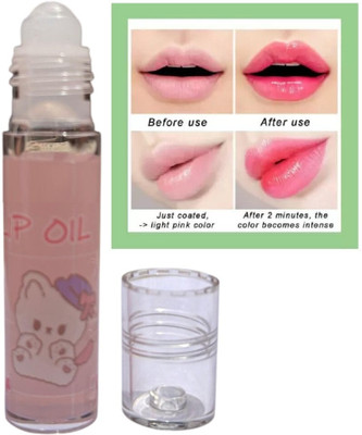 AMOSFIA Perfect Glossy Transparent Moisturizing Fruity Roll On Lip Oil Fruity(6 ml, TRANSPARENT)