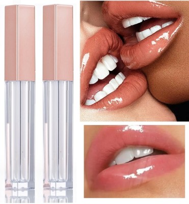 Emijun long lasting waterproof lip gloss(12 ml, Transparent)