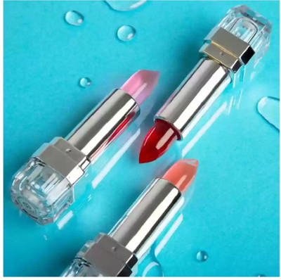 Yuency Super Flower Leaf Glitter Color Change Gel Lip Gloss Pack Of 3(10.8 g, MULTICOLOR)