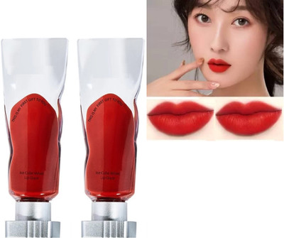 AFARAXIA New Matte Lipstick non Transparent Lip Glaze Pigment(9 ml, Red)
