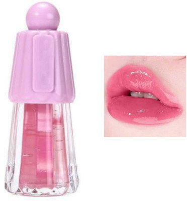 ARRX Kawai Umbrella Waterproof Long Lasting Pink Lip Gloss With SPF20(8 ml, Grape)