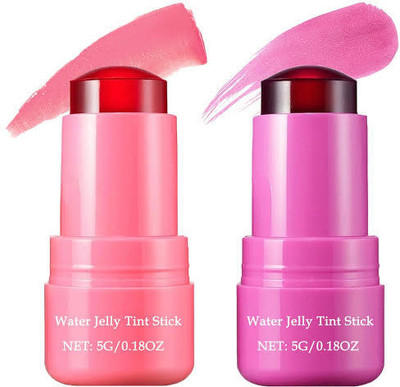 kityshop 2-in-1 Jelly Tint Cheek Blush Stick(5 ml, Multicolour)