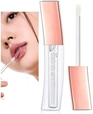 HUZURLU Metallic Gloss Lip Gloss Non Sticky and Hydrating(4 ml, Transparent)