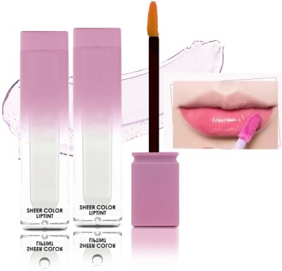 Emijun Lip Stain and Cheek Stain, Tined Finish(8 ml, light pink)