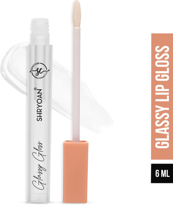 Shryoan Glassy Gloss Lip Gloss I Lipgloss For Glossy Shiny Moisturizing & Hydrating Lips(6 ml, Transparent)