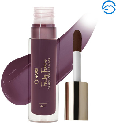 MARS Lip Gloss Candylicious Sheer for Women | Hydrating & High Shine | Lightweight(4 ml, 07-FRUITY FUSION)
