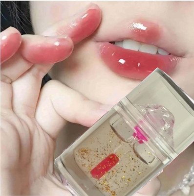 WOONGMI Lip Gloss Moisturizing Natural Lip Tint, Multi-Use Lip And Cheek Tint(4 ml, TRANSPARENT)