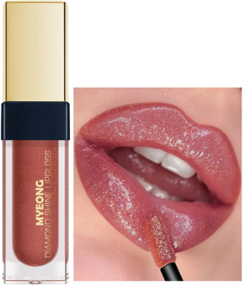 MYEONG Shimmer Liquid Loose Control Jelly Diamond Glossy Finish Lip Plumping Lip Gloss(6 ml, Loose Control)