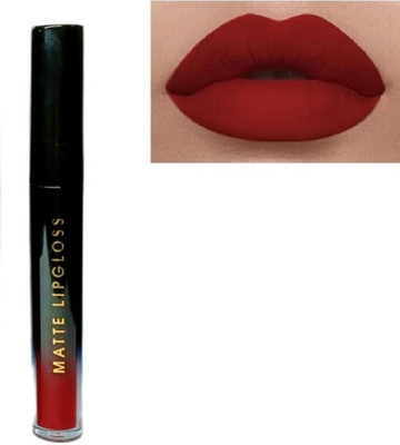 WECHARMERZ Smudge Proof Liquid Matte Lipgloss(4 ml, Red)