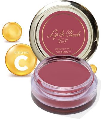 THTC 06 Lips & Cheek Tint With Enriched With Vitamin C Give You a Soft Natural Glow(8 g, Hippie Pink)