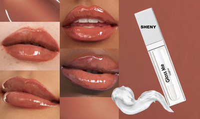 Sheny Gloss Me Matte Transparent Lip Gloss Supreme Shine Metallic gloss (Transparent)(6 ml, white)