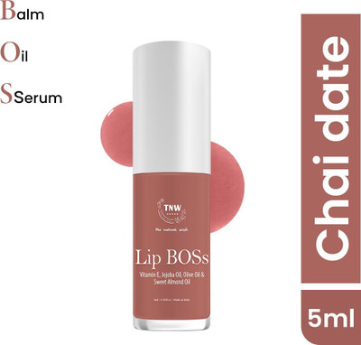 TNW - The Natural Wash Lip Boss Lip Oil 5ml - Chai date(5 ml, Brown)