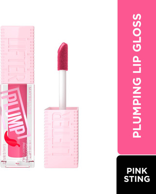 MAYBELLINE NEW YORK Lifter Plump - Plumping Lip Gloss, Pink Sting(5.4 ml, Pink Sting)