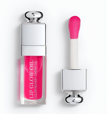 pink cheeks Lip Glow Oil Plump & Moisturized Lips Oil Cherry(5 ml, MULTICOLOR)