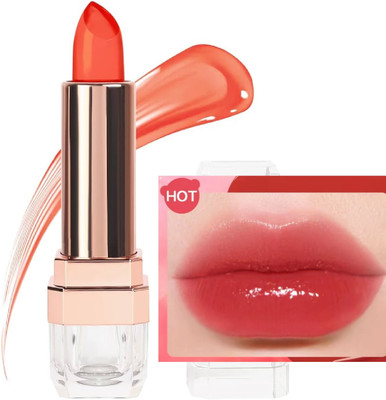 LILLYAMOR New Jelly Lipstick Set Temperature Change Moisturizer(Red, 3.6 g)