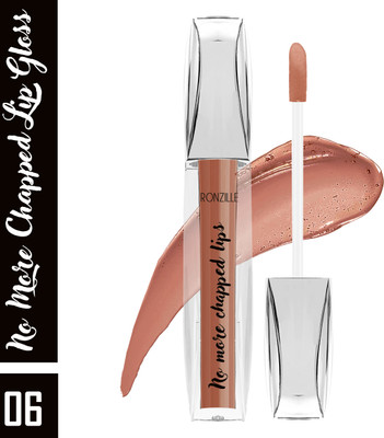 RONZILLE No More Chapped Lips Gloss Moisturize Lip Fancy Colored Lip Gloss(6 ml, Shade-06)